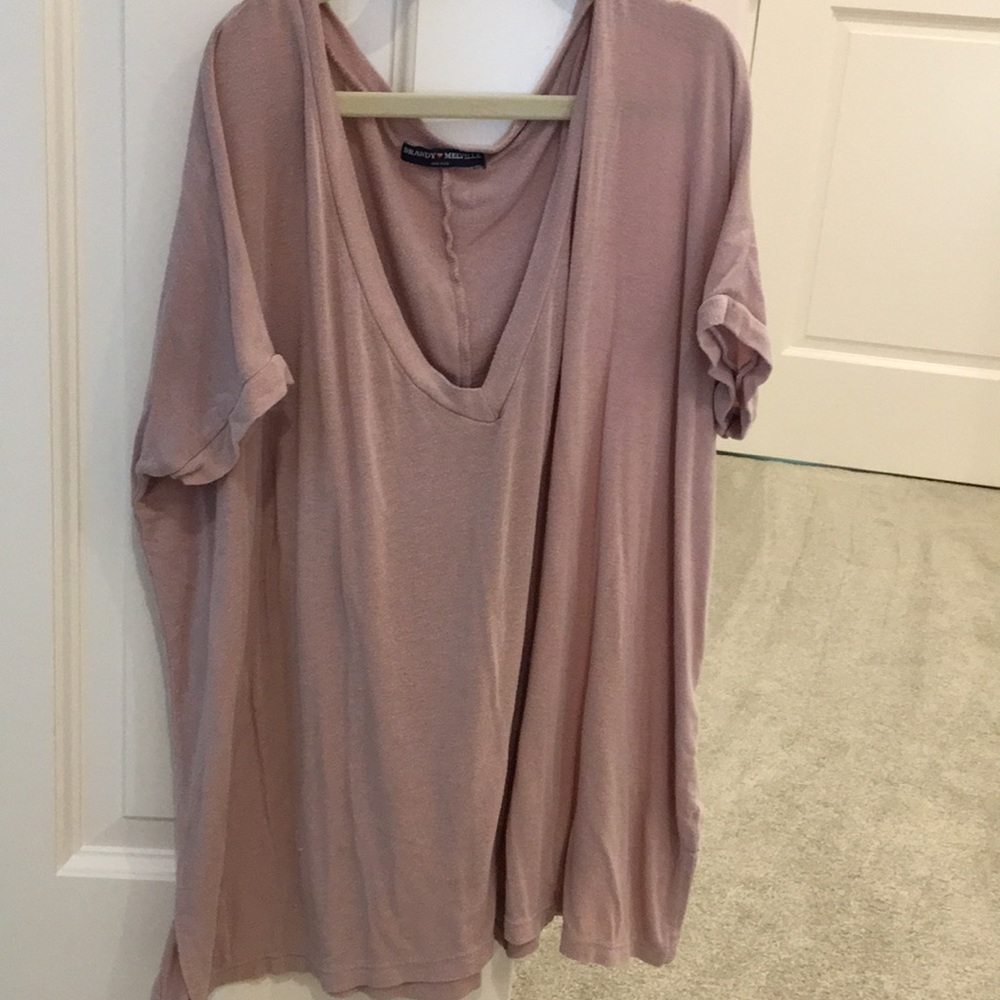 Dusty rose Brandy Melville Shirt